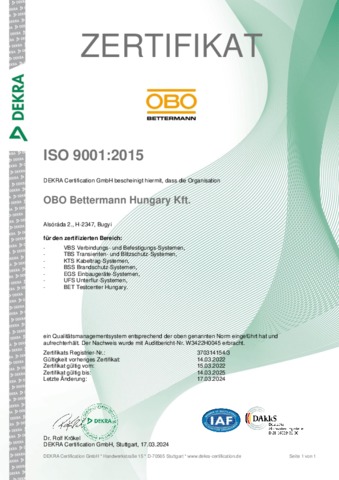 DIN EN ISO 9001 - Deutsch