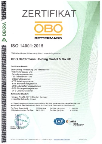 DIN EN ISO 14001 - deutsch
