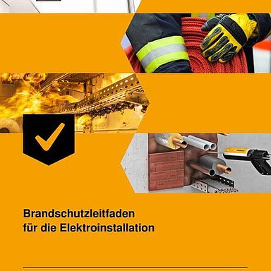 Titelblatt des Brandschutz-Leitfadens von OBO