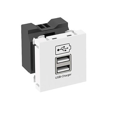 USB-Ladegerät zum Einbau in Modul 45 Systeme von OBO