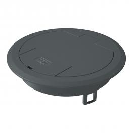 Geräteeinsatz mit Klappdeckel und Schnurauslass, GES R2 | OBO