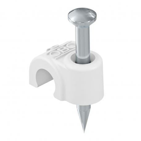 ISO-Nagel-Clip Typ 2011, reinweiß 25 | 11 | 2,0x25 | reinweiß; RAL 9010