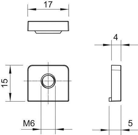 starQuick-Mutter M6 M6 | OBO