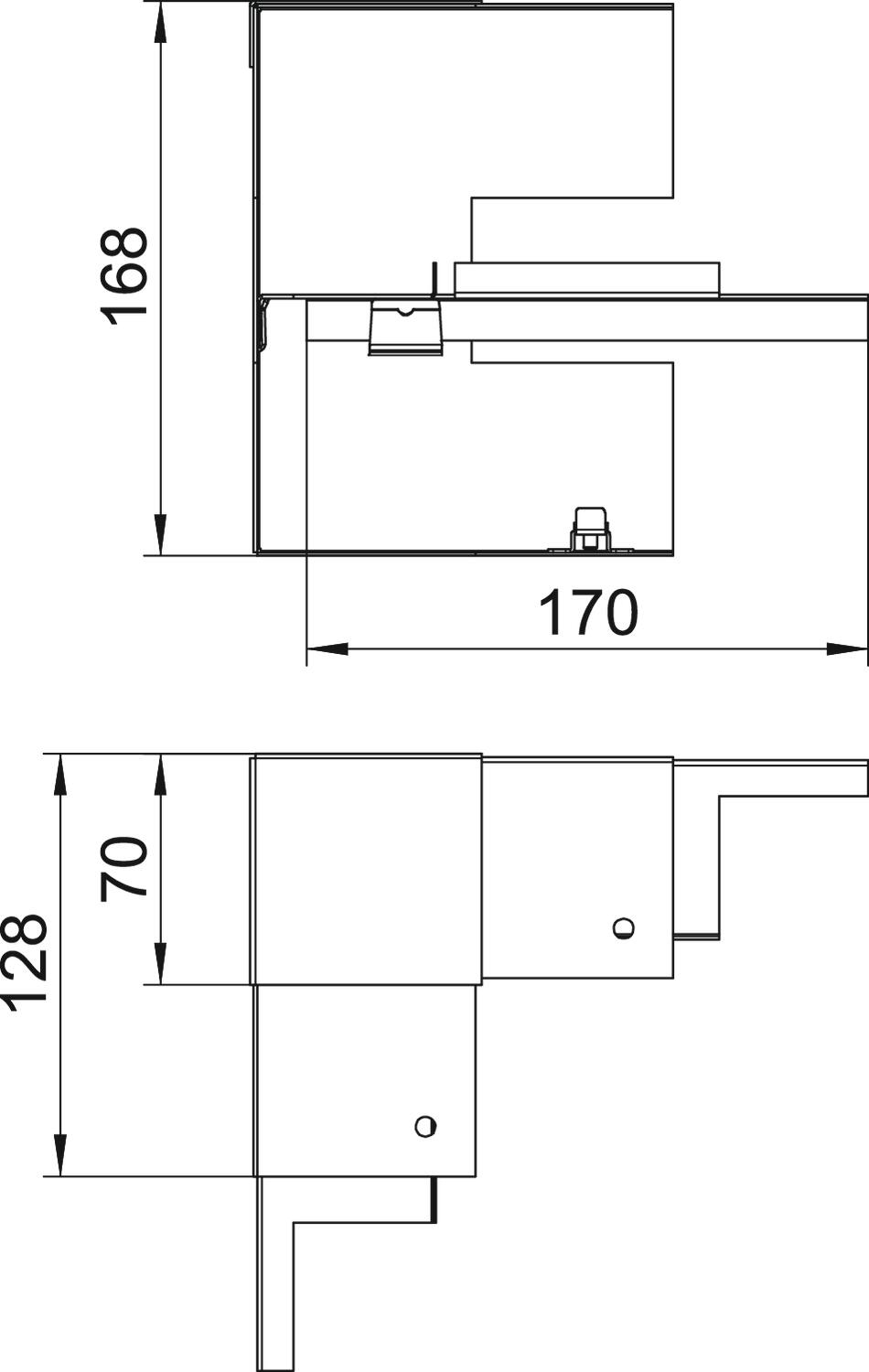 Inneneck, Kanalhöhe 70 mm | OBO