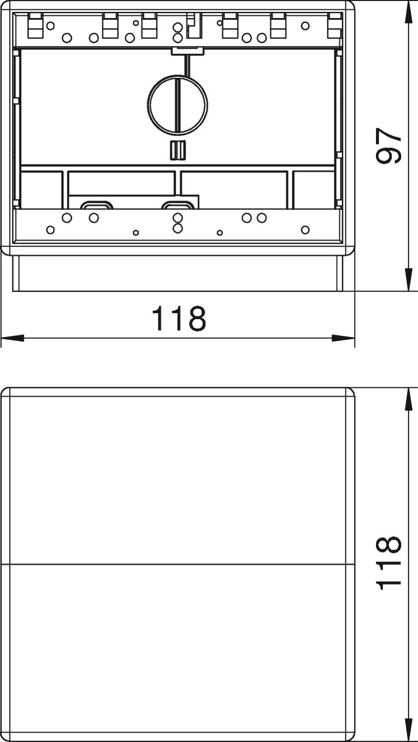 Telitank T4B 4 | graphitschwarz; RAL 9011 | OBO